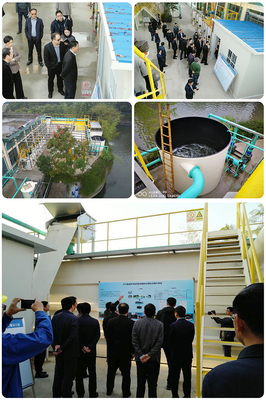 市委常委、區(qū)委書記李世貴一行考察我司江寧泵站污水凈化提升項(xiàng)目