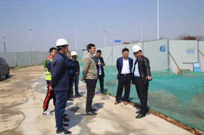 浦口經(jīng)濟(jì)開發(fā)區(qū)管委會(huì)蒞臨百合路環(huán)保項(xiàng)目現(xiàn)場(chǎng)檢查指導(dǎo)，為綠色發(fā)展保駕護(hù)航